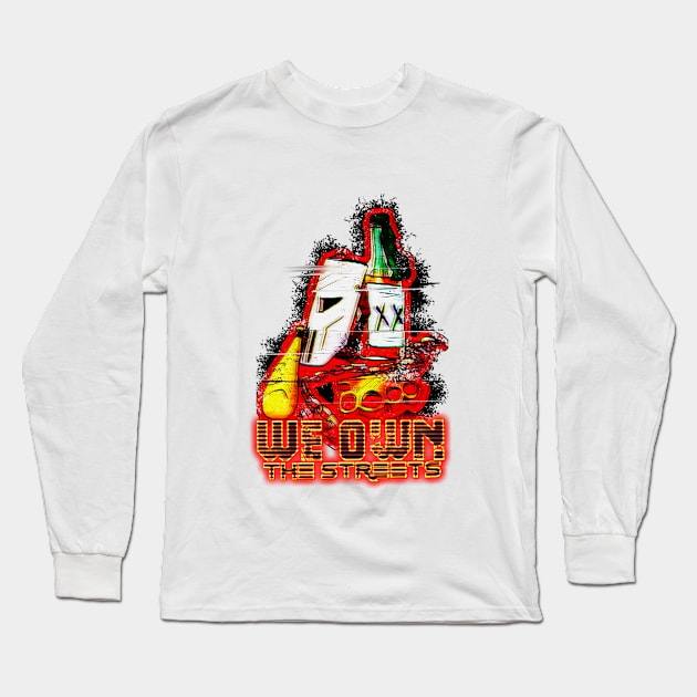 we own the streets(vigilante's promise) Long Sleeve T-Shirt by teh_andeh